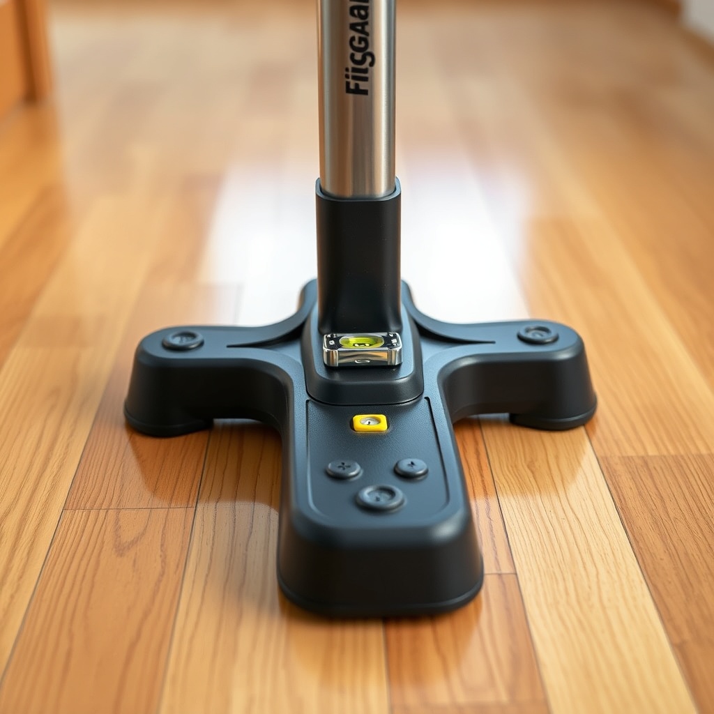 <clean photorealistic photo/illustration showing the front stabilizer foot of the FitGearL